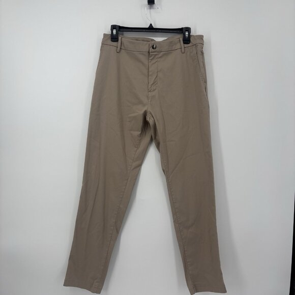 Birddogs Tan Slim Fit Pants Brown Stretch Commuter Chino Mens Size 32x30 - Picture 1 of 9